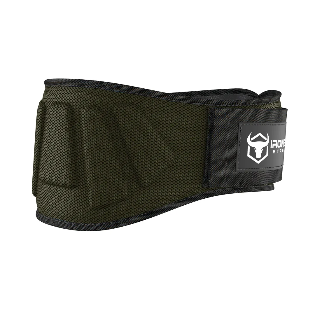 6" Reinforced Nylon Lifting Belt - Milspec Green / M - Fitness Dépôt +