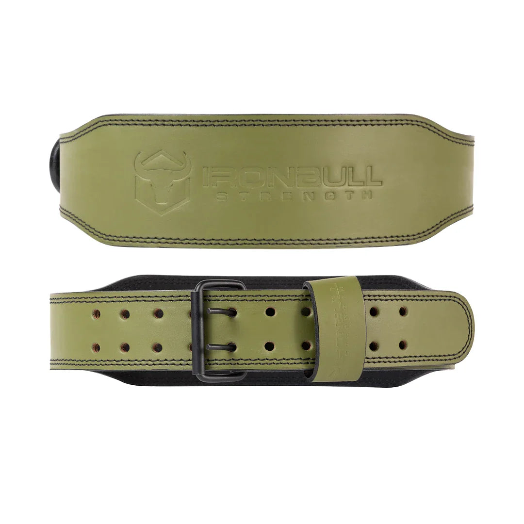Unleash 7mm Leather Lifting Belt - Milspec Green / XX-Large - Fitness Dépôt +
