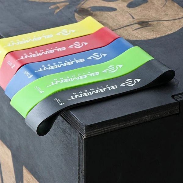 Resistance Exercise Bands (Mini-Bands) Level 1-5 - Fitness Dépôt +