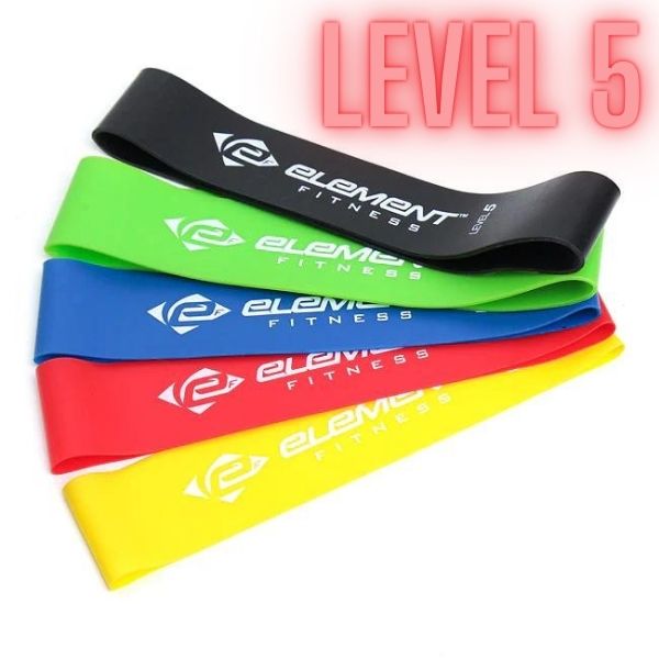Resistance Exercise Bands (Mini-Bands) Level 1-5 - Fitness Dépôt +