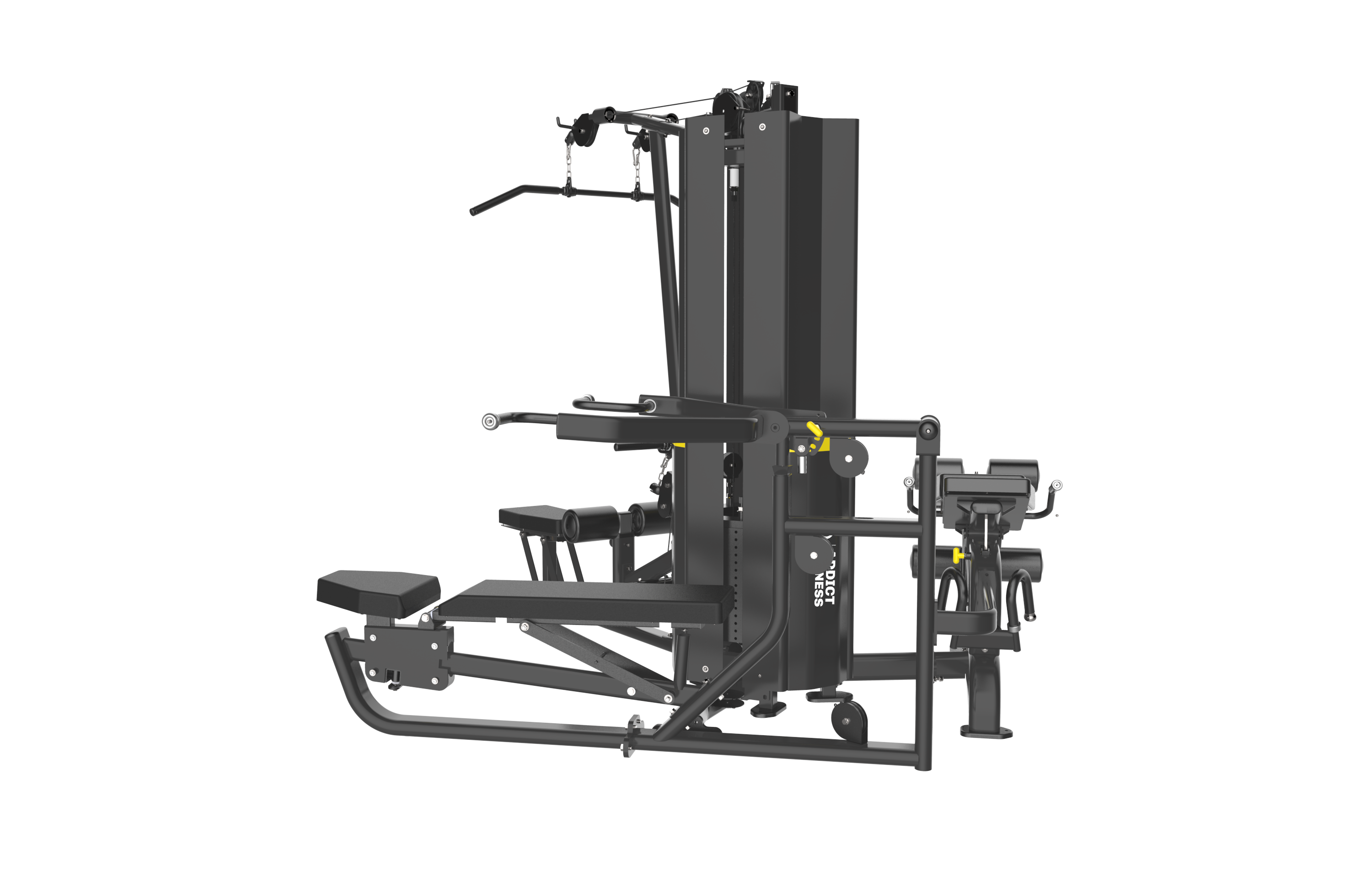 Multi station commercial 3 Stack Addict fitness - Fitness Dépôt +