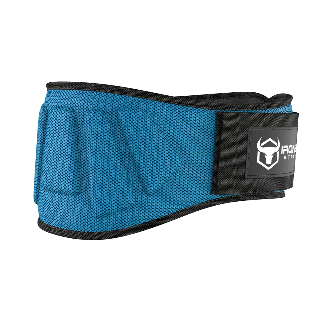 6" Reinforced Nylon Lifting Belt - Olympic Blue / XL - Fitness Dépôt +