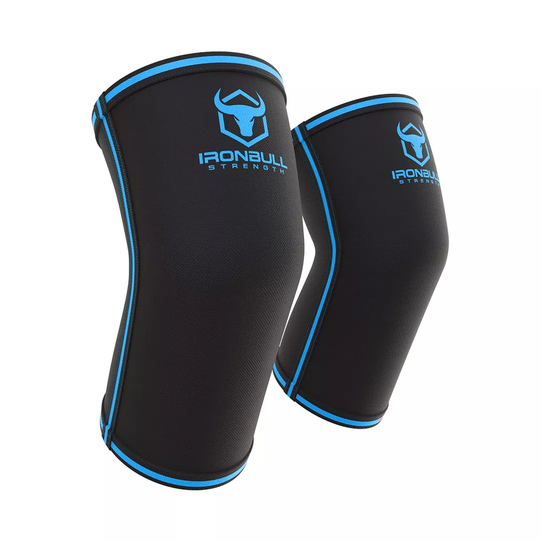 5mm Elbow Sleeves - Black/Olympic Blue / XL - Fitness Dépôt +