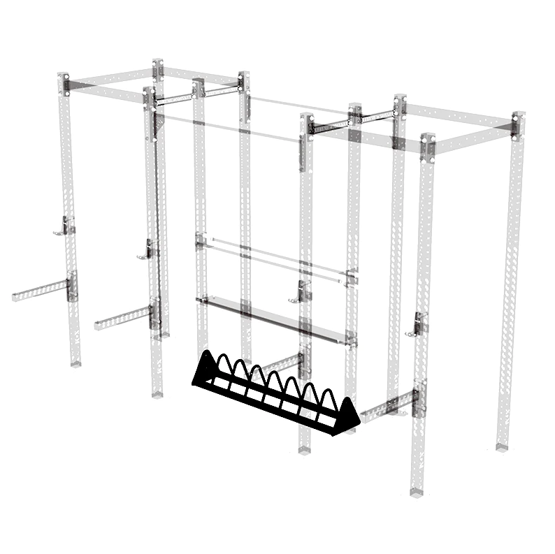 Unité de rangement pour plaque de pare-chocs XM FITNESS - Fitness Dépôt +