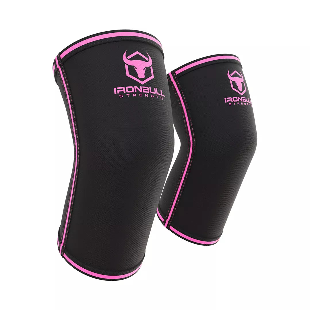 5mm Elbow Sleeves - Black/Pink / XL - Fitness Dépôt +