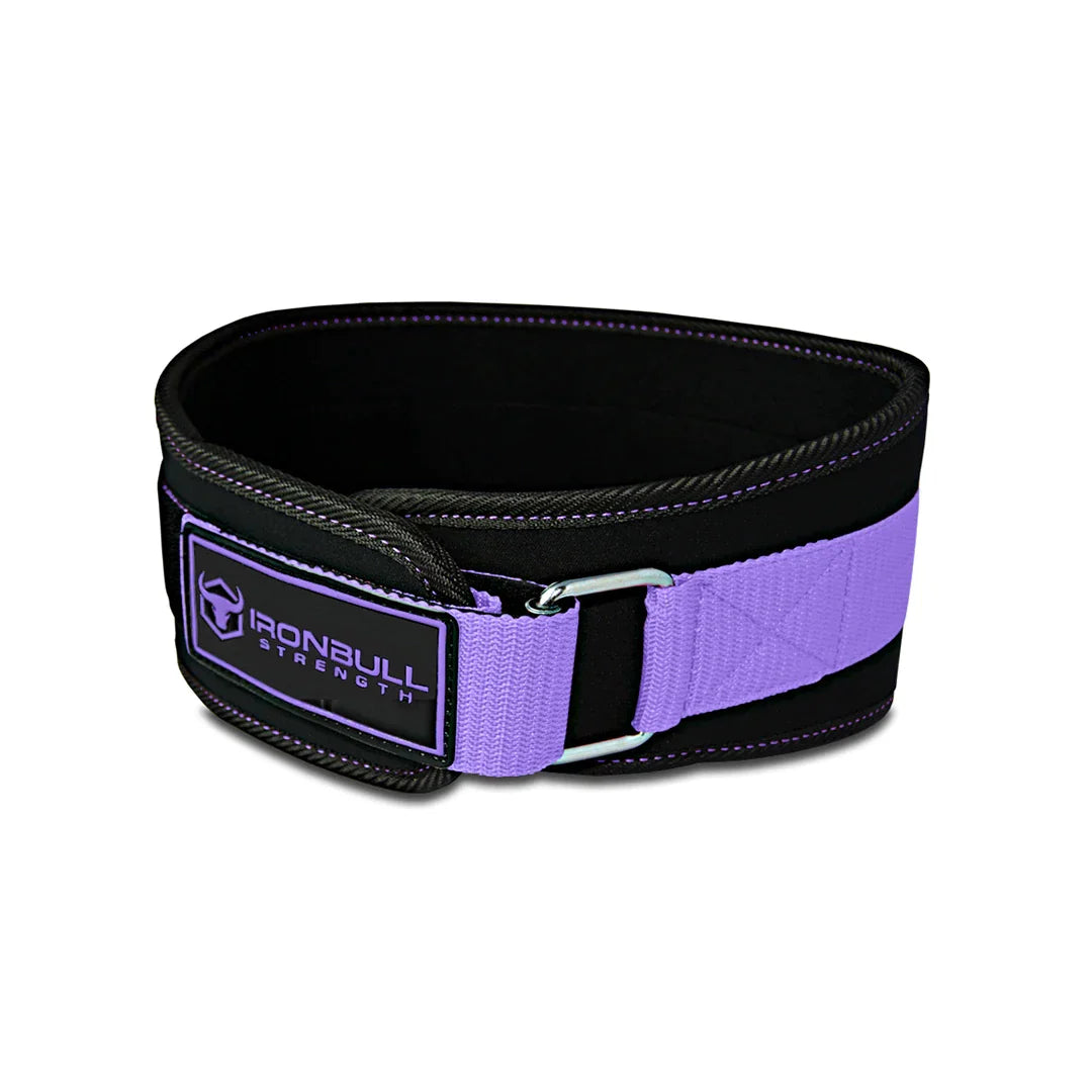 Women Weightlifting Belt - Black/Purple / Large - Fitness Dépôt +