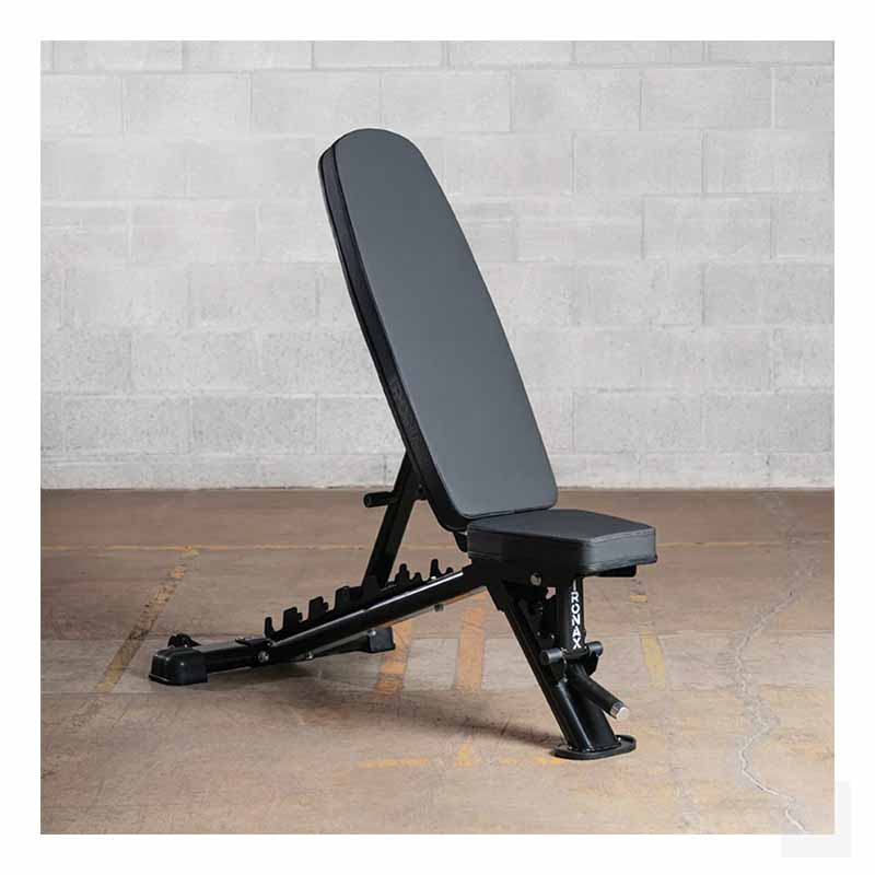 Bundle Smith machine Ironax – Smith + banc + barre + poids - Fitness Dépôt +
