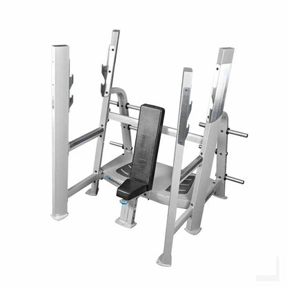 Banc militaire olympique Nautilus F3 - argent (Démonstrateur) - Fitness Dépôt +