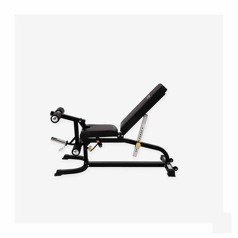Banc de musculation Al-3018 avec attachement leg curl, leg extension et preacher curl - Fitness Dépôt +