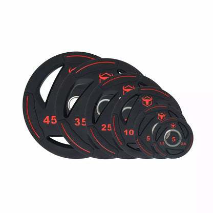 Rubber Coated Weight Plates & Sets (LB) - 335LB Set - Fitness Dépôt +