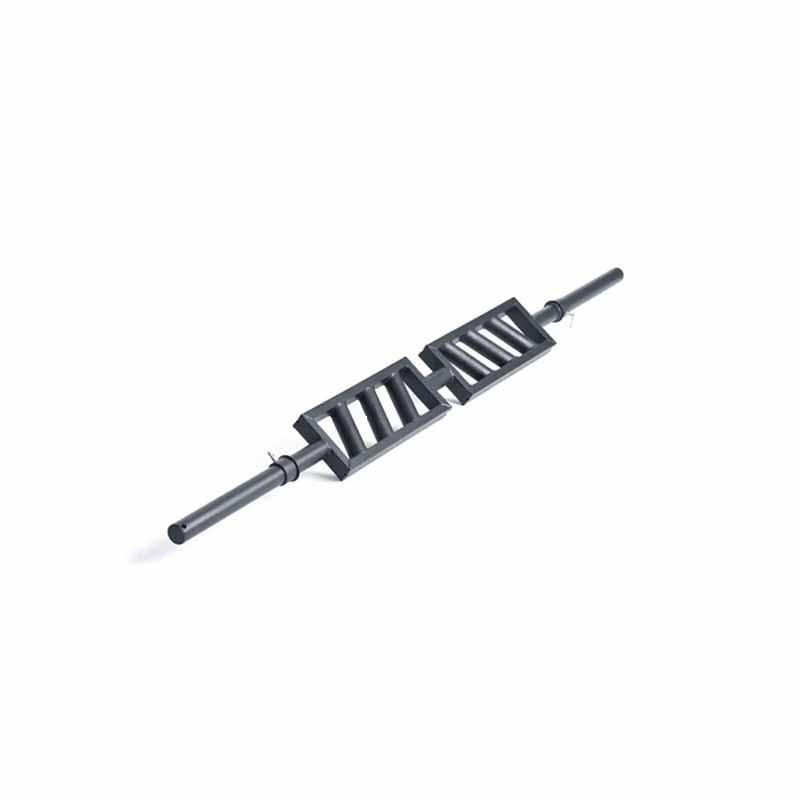 Barre suisse coudée en acier noir XM FITNESS - Fitness Dépôt +