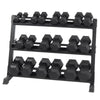 XM FITNESS 3-Tier Dumbbell Storage Rack - Fitness Dépôt +