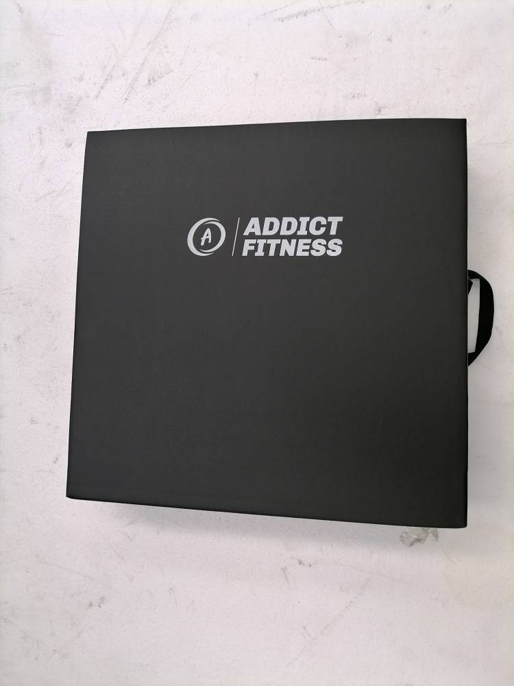 Tapis d'exercice noir pliable Addict Fitness - Fitness Dépôt +