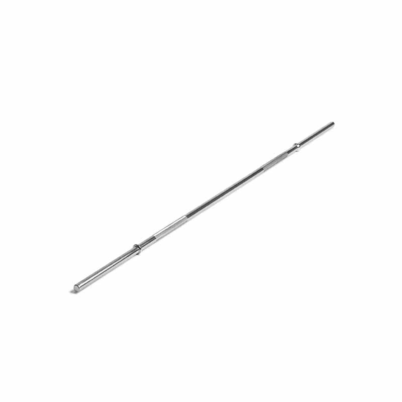 Barre standard de 7' (84 pouces) chromée solide régulière Element Fitness - Fitness Dépôt +