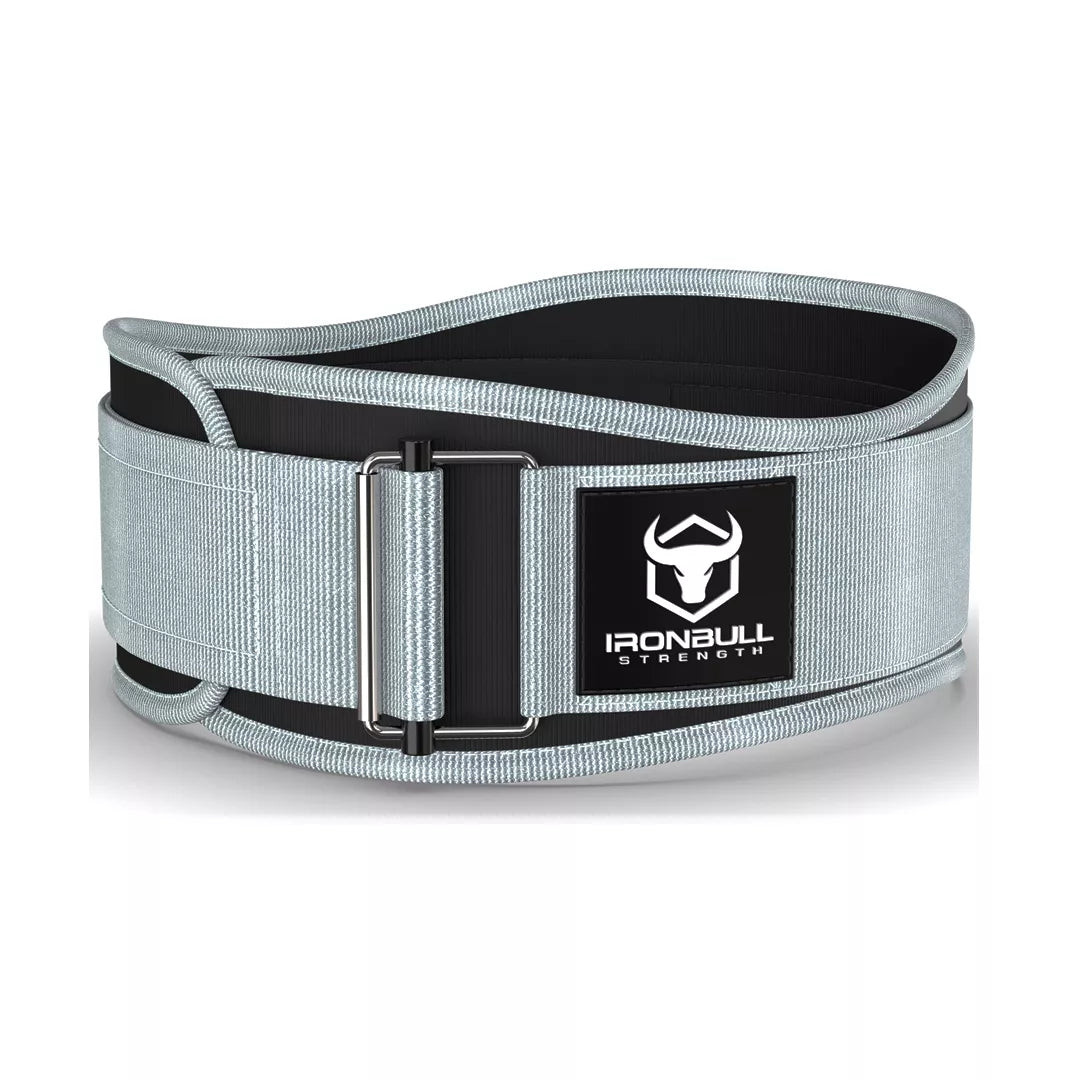 4.5" Performance Nylon Lifting Belt - Grey / L - Fitness Dépôt +