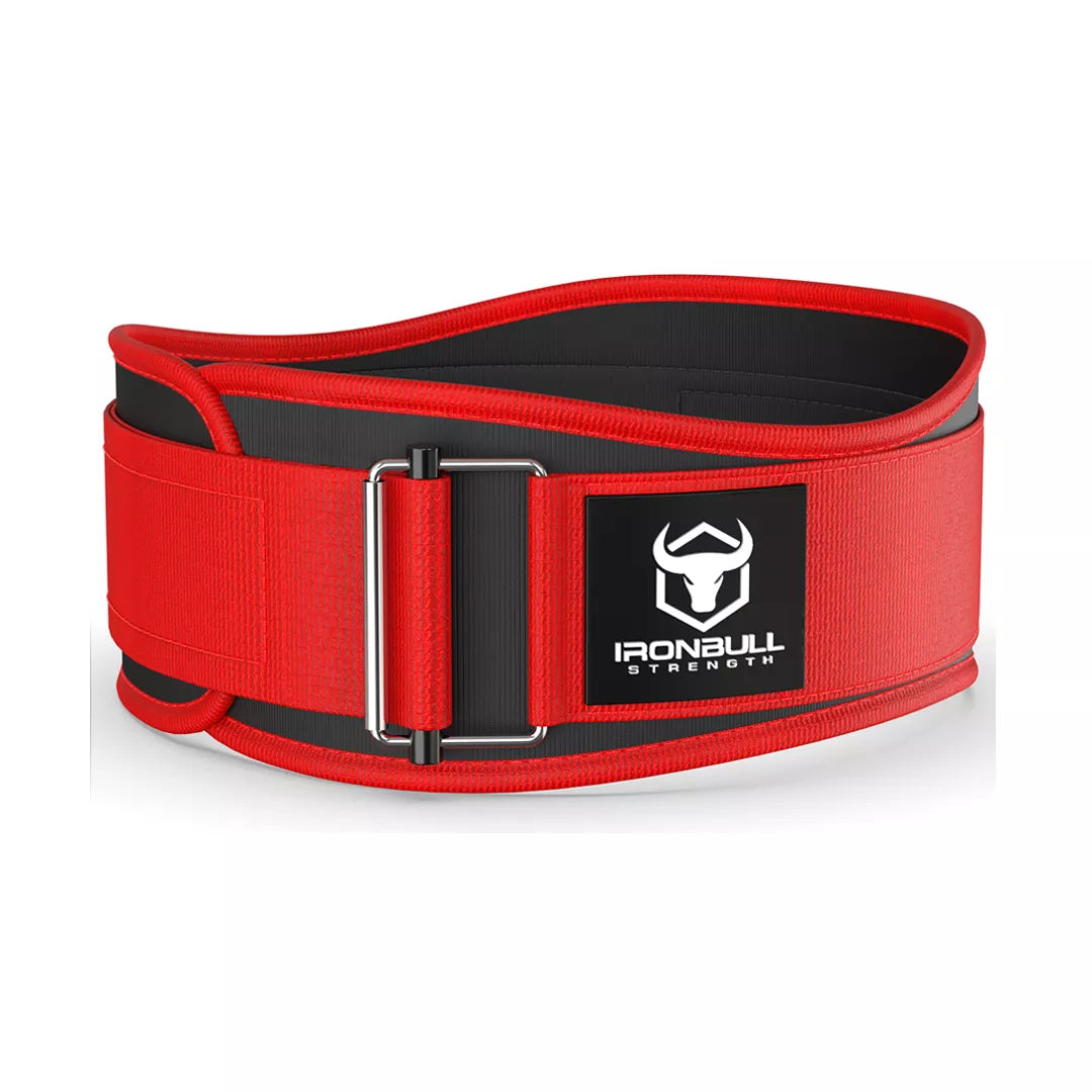 4.5" Performance Nylon Lifting Belt - Red / 2XL - Fitness Dépôt +